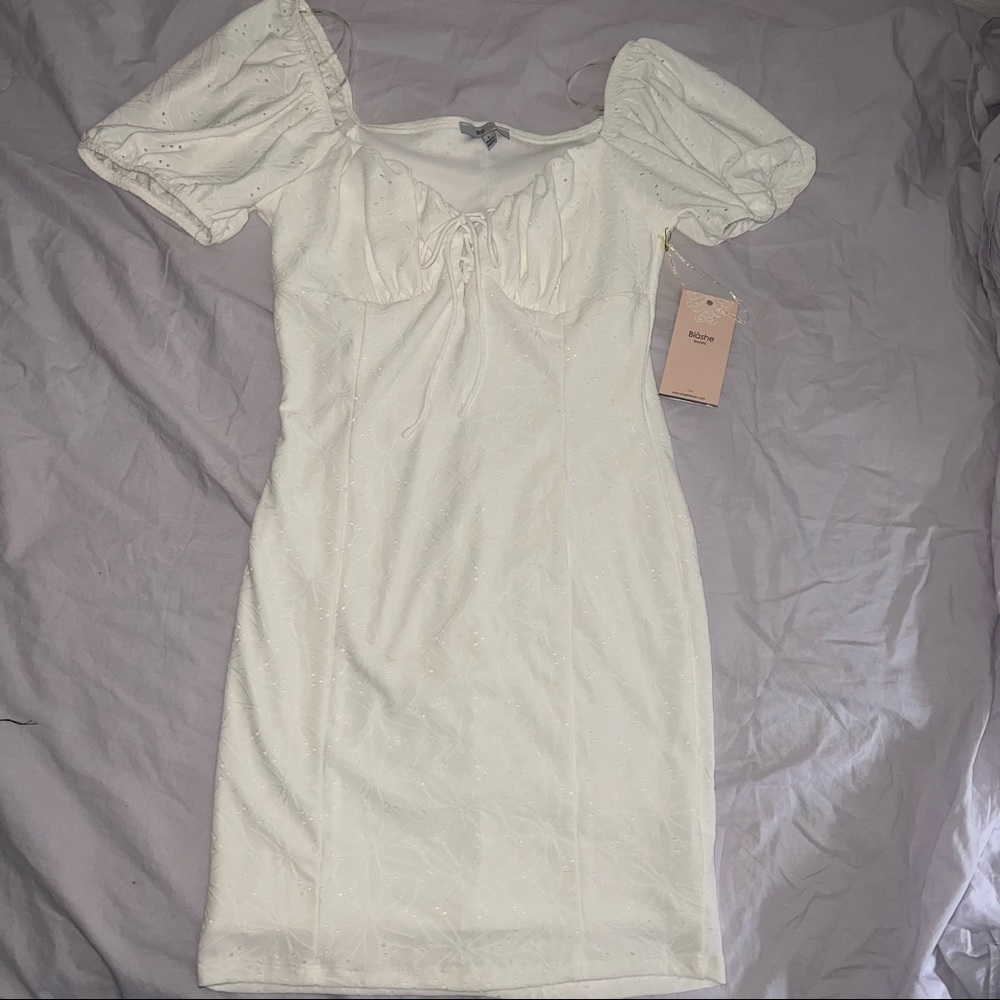 White Milkmaid Dress